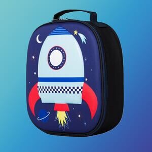 New Youth 3-D Rocket Pop Up Insulated Lunch Box